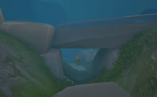 Tadpole swimming